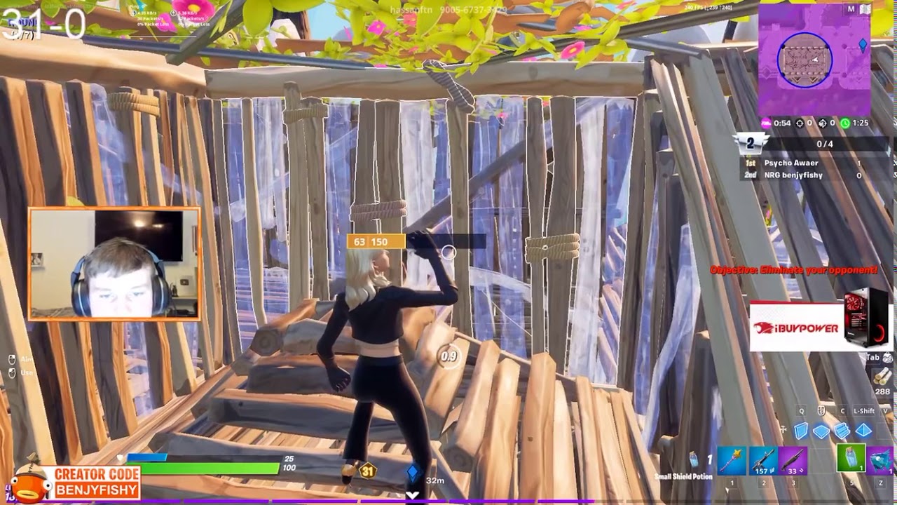 Das 1vs1 von Psycho Awaer und NRG Benjyfishy im Boxfight Cup