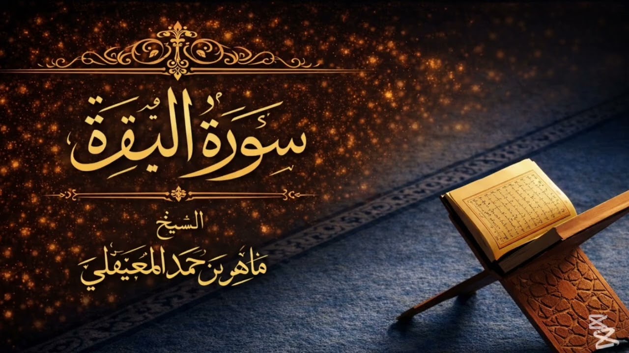 سورة البقرة منّ ألقرآن الكريم ~ بصوت شيخ ماهر المعيقلي النسخة الأصلية 