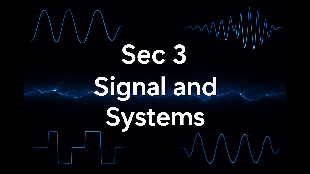 Sec 3 || La Place , Electrical Modelling