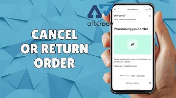 HOW TO CANCEL OR RETURN AN AFTERPAY ORDER