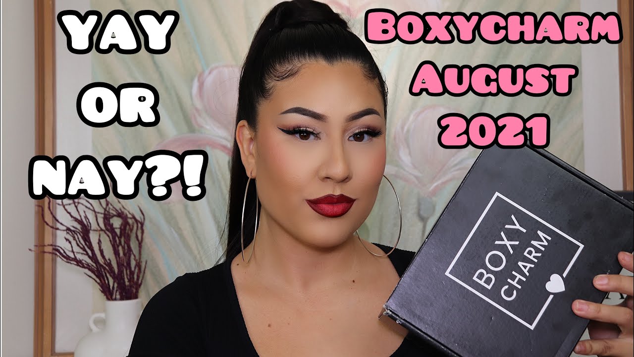 AUGUST 2021 BOXYCHARM *UNBOXING AND REVIEW* Alma Rivera Beauty