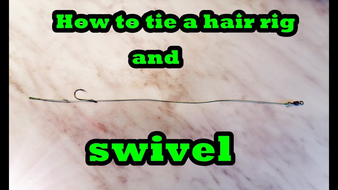 How to tie a hair rig and swivel YouTube
