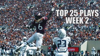 Top 25 Plays From Week 2 Of The 2019 College Football Season ᴴᴰ