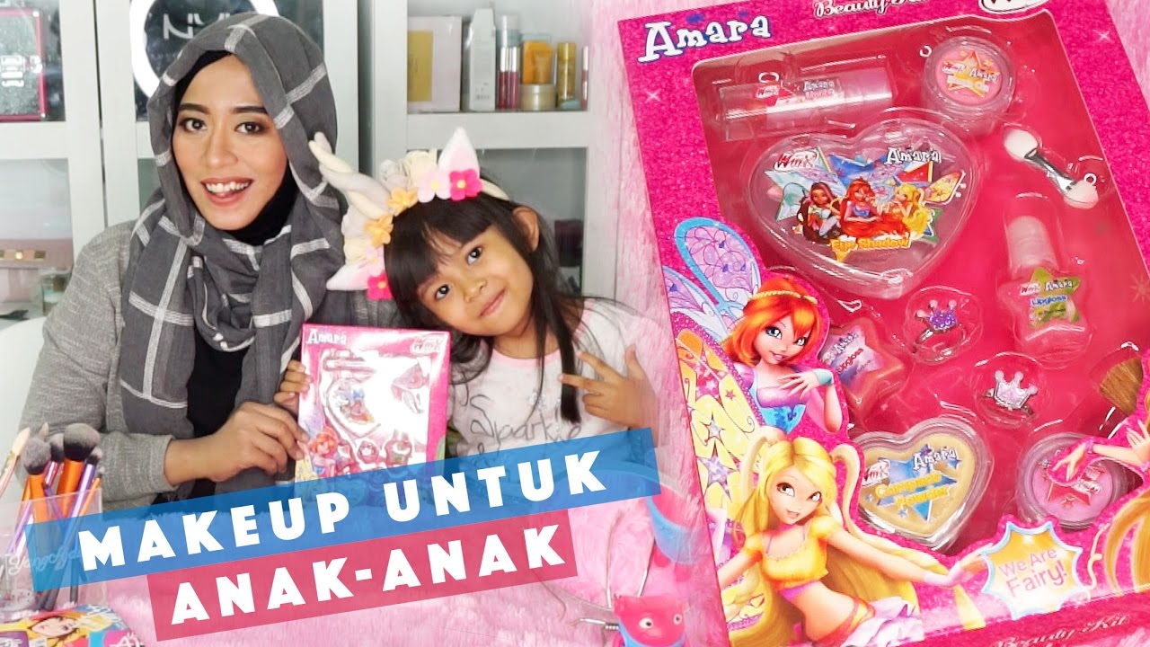 Make Up Yang Aman Untuk Anak Review Amara Beauty Kit YouTube