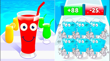 Juice Run Vs Food Run 🥤🥪🥤 Satisfying Asmr All New Max Updatetop Tiktok Gameplay GH8246