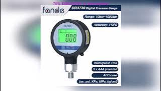 A must-have product! Fandesensor New Pressure Gauge for Hydraulic Water Air Oxygen Accuracy 1%FS W