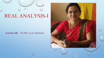 Real Analysis I lecture No. 24