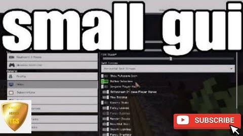 How to make your GUI smaller...