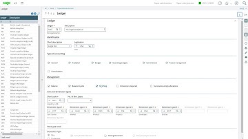 How to setup ledger   Sage X3