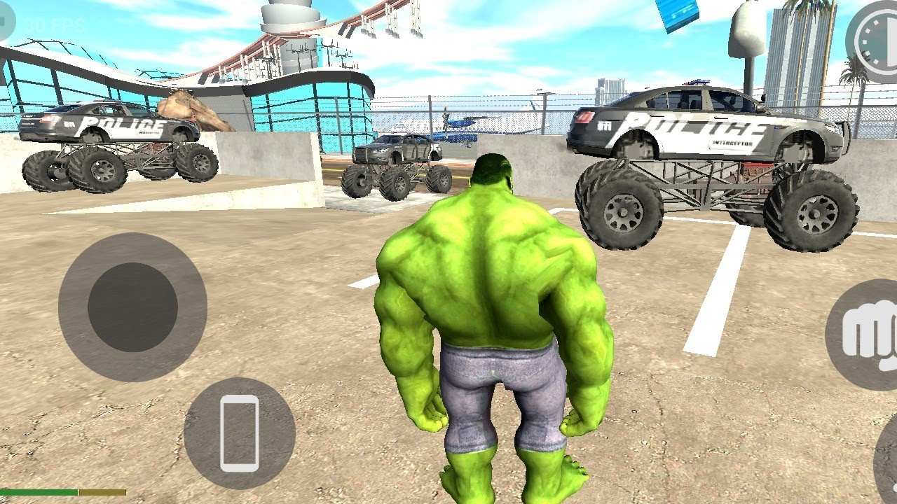 The Halk in game Police Monster truck ||indian bikes drive 3d Game ||