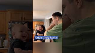 Warning Cuteness Overload Uncle Craig Knows How To Make Baby Colby Smile
