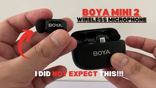 Boya Mini 2 Wireless Microphone Review Small Mic, Big Sound?