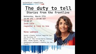 SR Talk | Conversation with Nina Lakhani: The Duty to Tell - Stories from the front line
