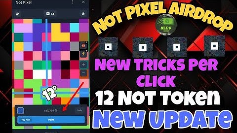 Not Pixel বেশি বেশি নট টোকেন কেমনে পাবেন দেখুন Not Pixel 0 Problem Solve