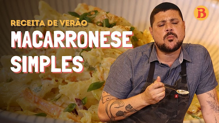 MACARRONESE: receita simples e saborosa perfeita para os dias de VERÃO | Band Receitas