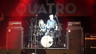 16 Suzi Quatro on drums