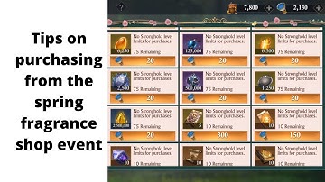 Tips on purchasing from the spring fragrance shop event | KING OF AVALON