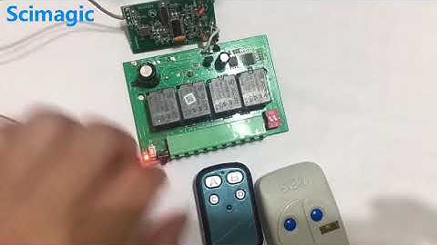 SMG 010SEA Programming Cmpatible SEA HEAD 2 Rolling Code Remote Control 433 92Mhz