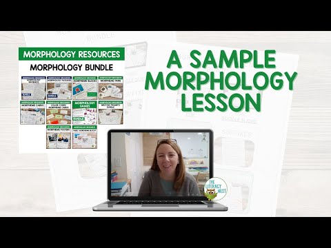 Videó: Hogyan tanítod a morfológiát?
