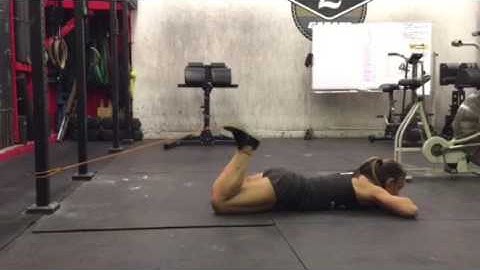 BIRTHFIT Movement: Prone Banded Hamstring Curls
