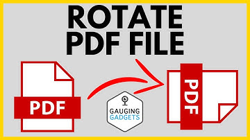How to Rotate a PDF Permanently - FREE