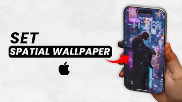 Hoe stel ik een ruimtelijke achtergrond in op de iPhone (iOS 26)?