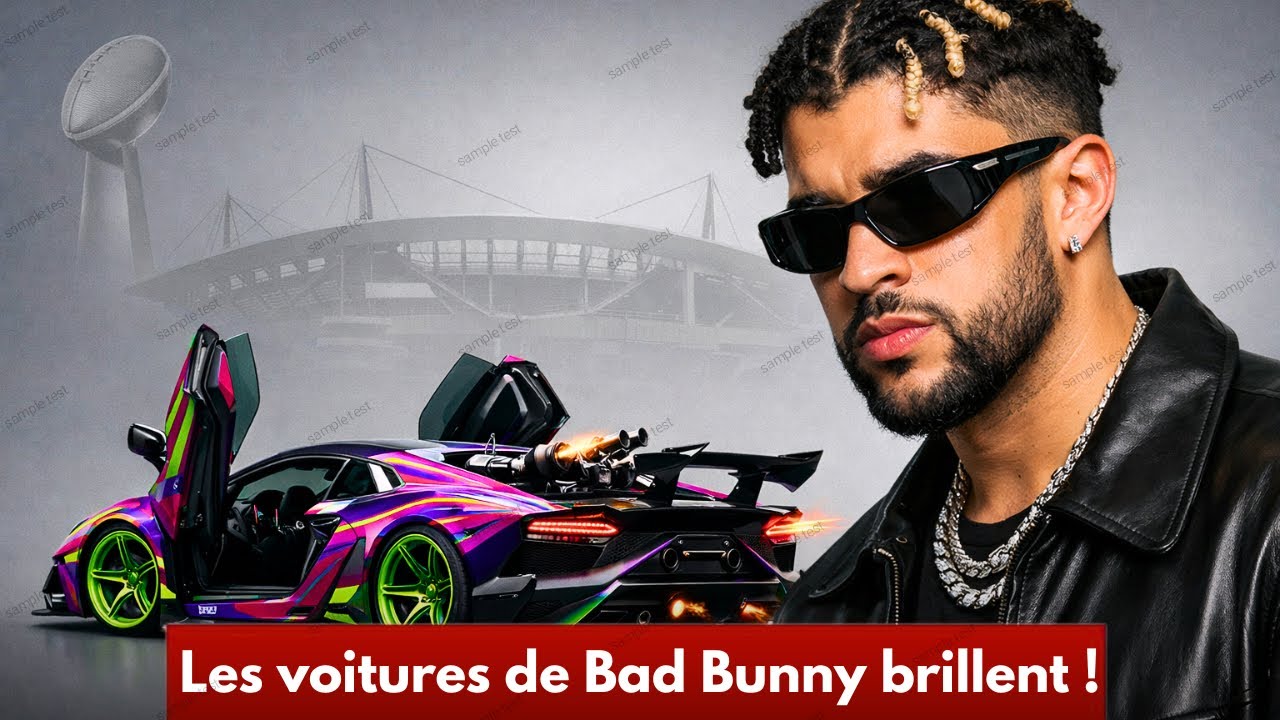 Les Voitures Folles de Bad Bunny et des Stars du Super Bowl 2026