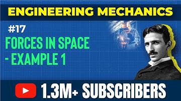 Forces in Space Example 1 - Forces in Space - Engineering Mechanics