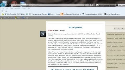 Wireless Authentication Protocols : Computer Help & Tips