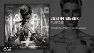 Justin Bieber - What Do You Mean? (Acoustic Version)