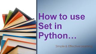 Celebrity How to use Set in python || Python Set (Create, Add, Update, Discard. Pop, Clear, Remove & Delete) Profile