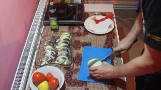 Скумбрия с овощами в духовке Скумбрия с овощами в духовке