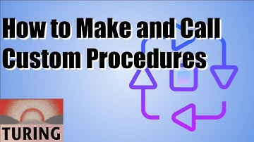 Turing: Procedures