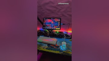 Pc❌mini mobile setup ✅Free Fire Gaming Keyboard|⌨️🖱📱Mix Pro Geek Gamer #freefire #mixpro #geekgamer