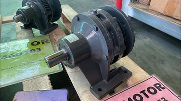 Hộp giảm tốc WB 150 trục 35 mm, WD 90B5, chân đế, ratio 43 Cycloid vỏ nhôm  0901460163 MINHMOTOR