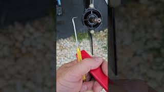 Tohatsu Outboard prop shaft seal removal on a 9.8 4 stroke #tohatsu #outboard #prop #seal