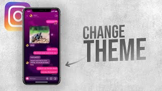 How to Change Instagram DM Theme / Background (tutorial)