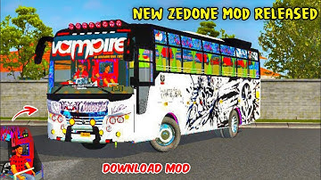 New Zedone Mod Released For Bussid | Download Mod | New Tourist Bus Mod For bussid | #bussidmods