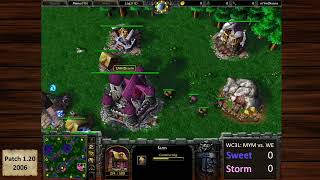 Storm (H) vs. Sweet (U) on Terenas Stand - MYM vs. WE - WC3L Season IX