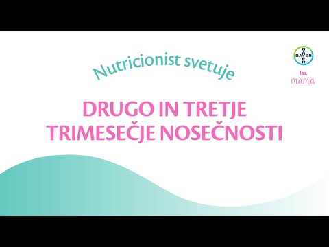 Video: V drugem in tretjem trimesečju nosečnosti?