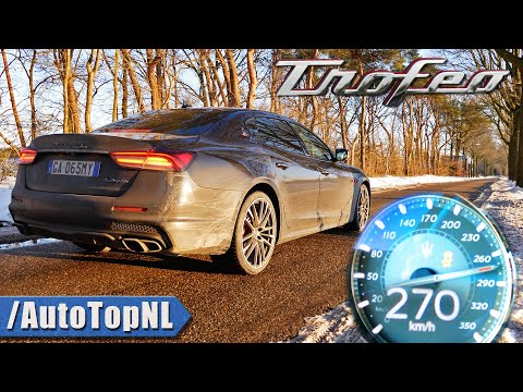 Maserati Quattroporte Trofeo V8 580HP | 100-200 & SOUND by AutoTopNL