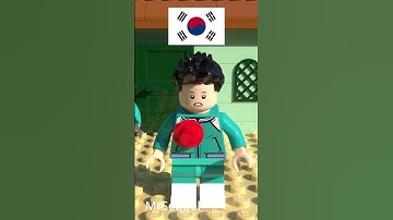 People from different countries get shot in squid game | Lego 3D animation