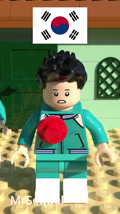 People from different countries get shot in squid game | Lego 3D animation
