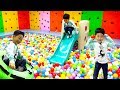 Learn Color for Baby Indoor Playground Family Fun for Kids Nursery Rhymes