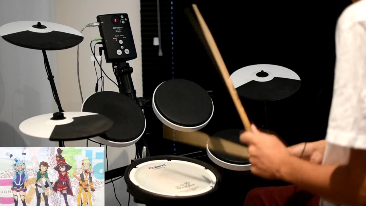 KonoSuba Season 2 OP -【TOMORROW】by Machico - Drum Cover KonoSuba Season 2 OP -【TOMORROW】by Machico - Drum Cover