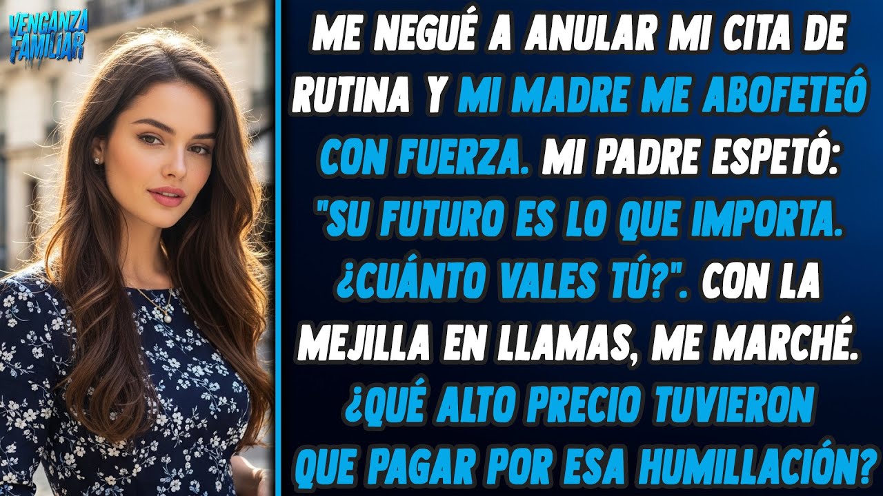 Me negué a cancelar mi cita. Mi madre me abofeteó hasta ver estrellas por no llevar al hermano.