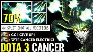 WTF Dota 3 Cancer!!? 70% Mjollnir Chance Imba Medusa 4x Split Shot All Modifiers Dota 2 Pro Gameplay