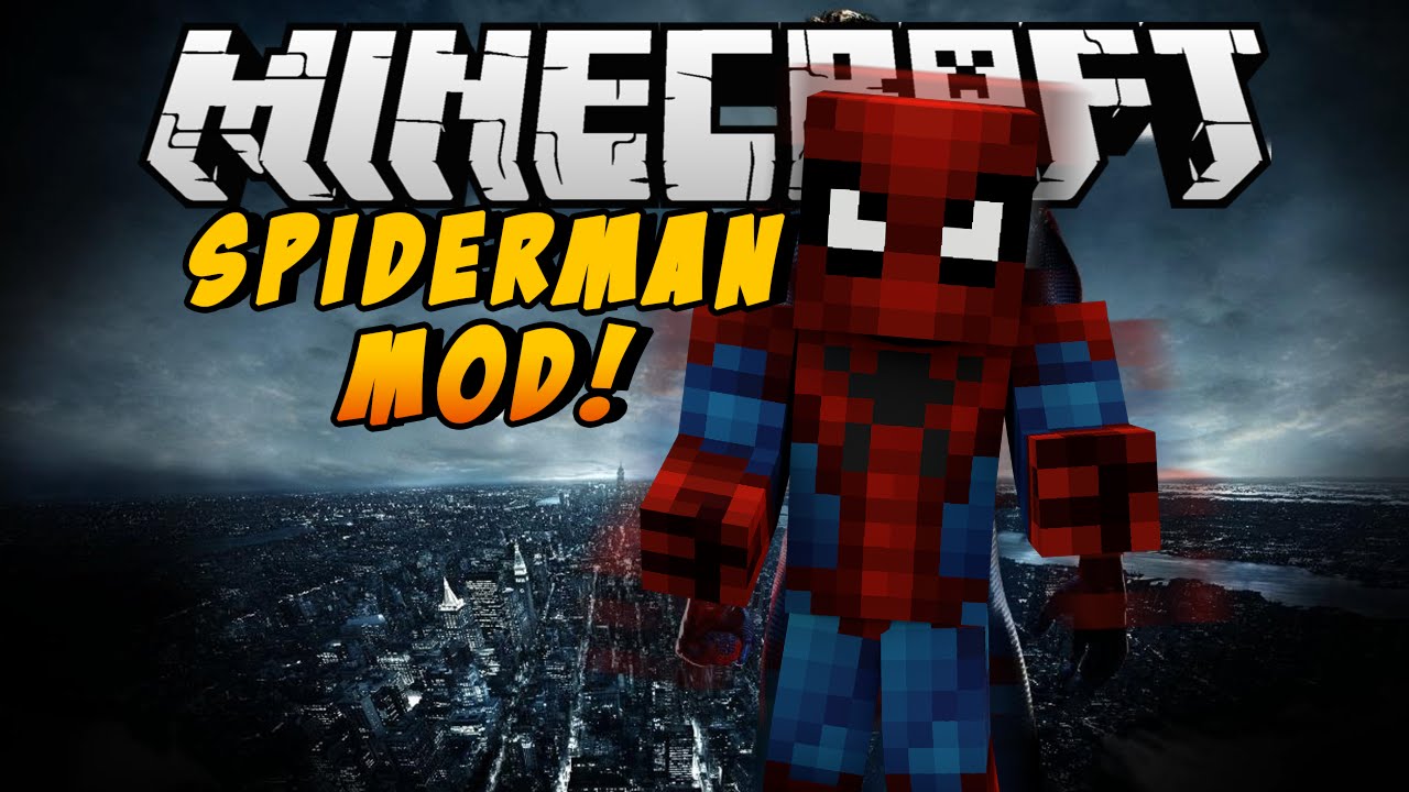 Minecraft Mods - SPIDERMAN MOD! (Play Minecraft As Spiderman) - Mod