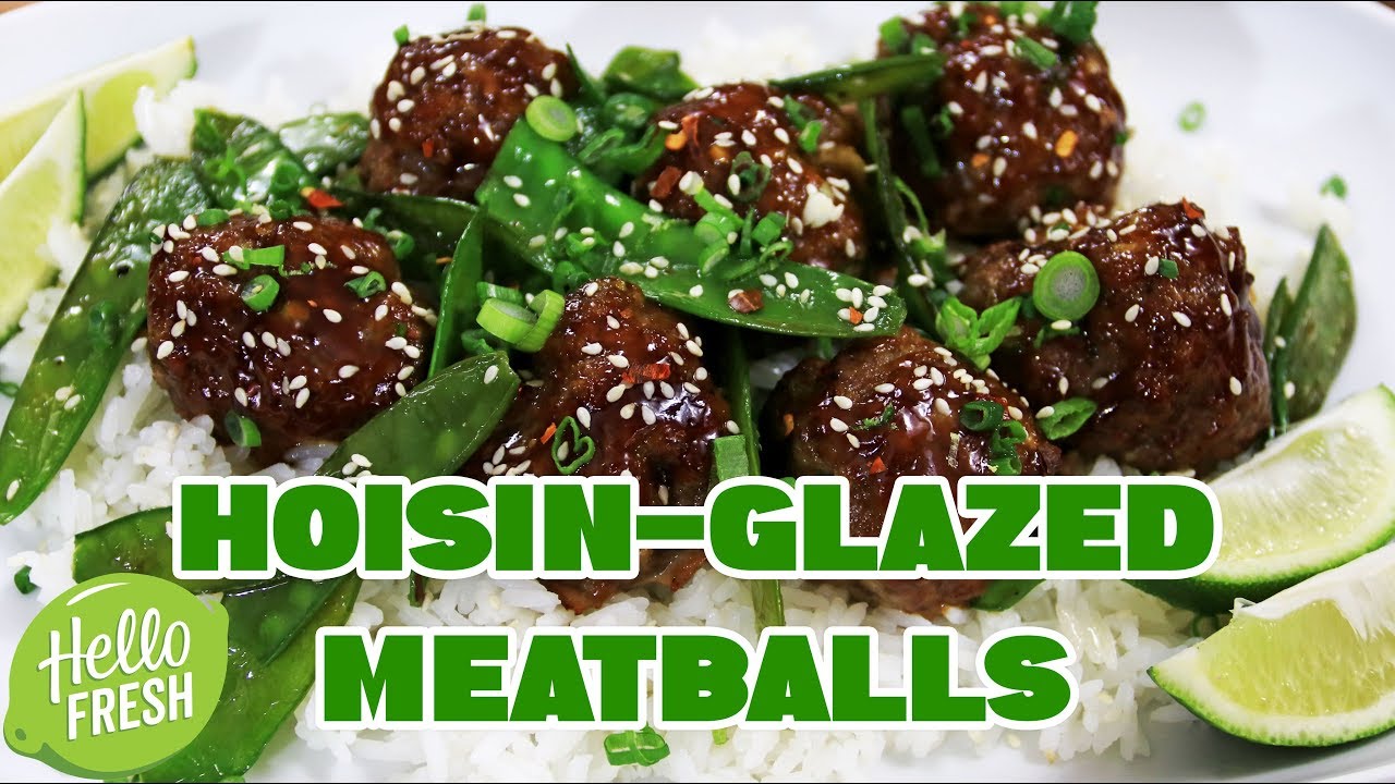 HoisinGlazed Meatballs HelloFresh Demo CarnalDish YouTube
