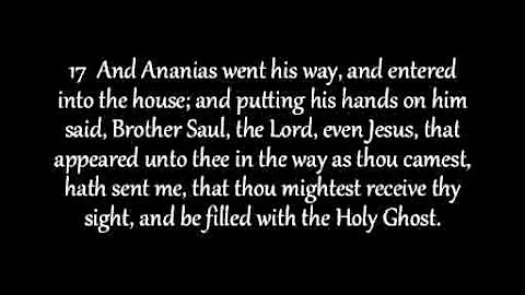 Acts of the Apostles Chapter 9 KJV AV Read Along